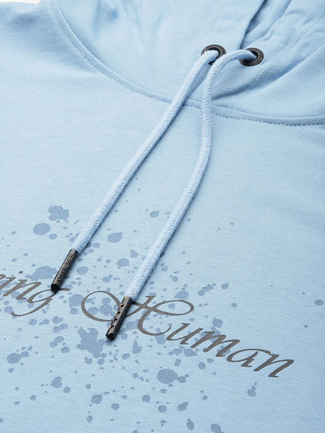 Being Human Pure Cotton Brad Logo Printed Hooded Sweatshirt