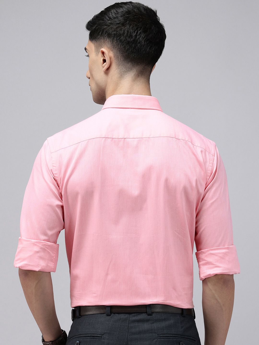 Park Avenue Slim Fit Textured Pure Cotton Formal Shirt