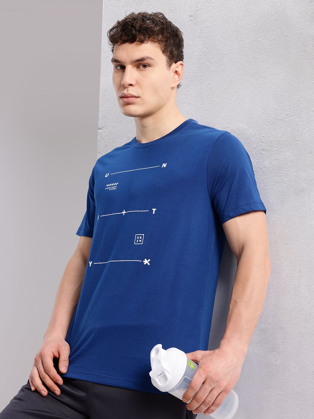 HRX by Hrithik Roshan Graphic Print Training T-shirt