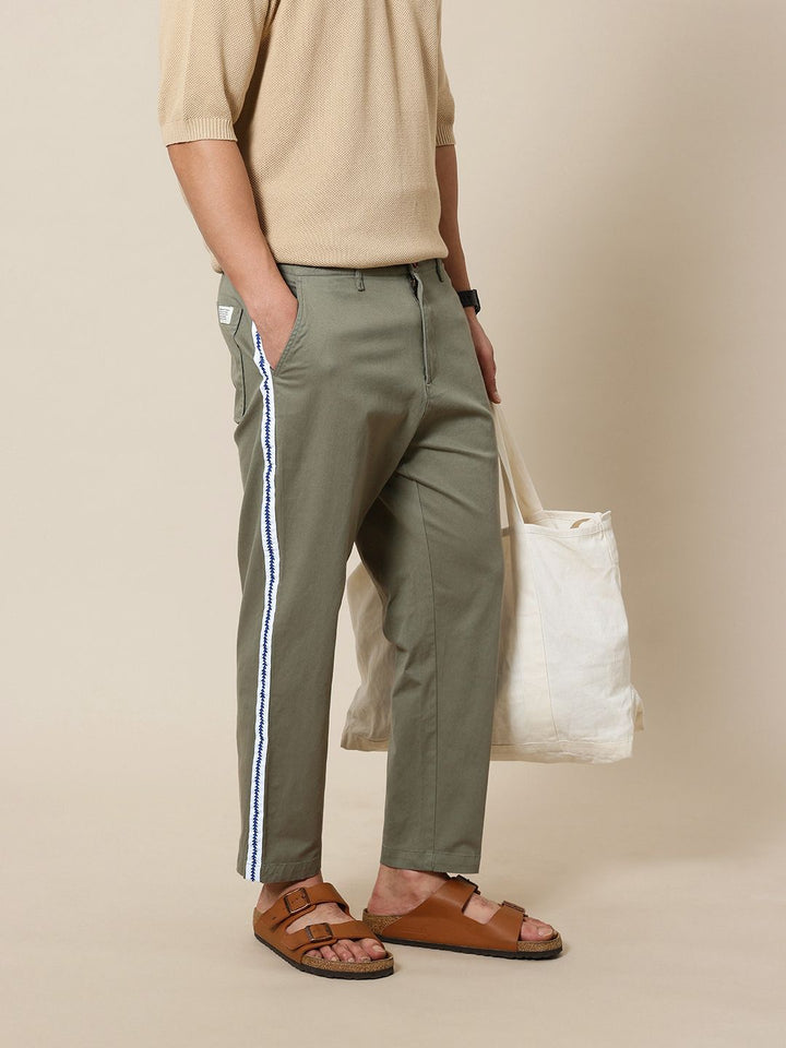 Mr Bowerbird Men Liberal Fit Trousers