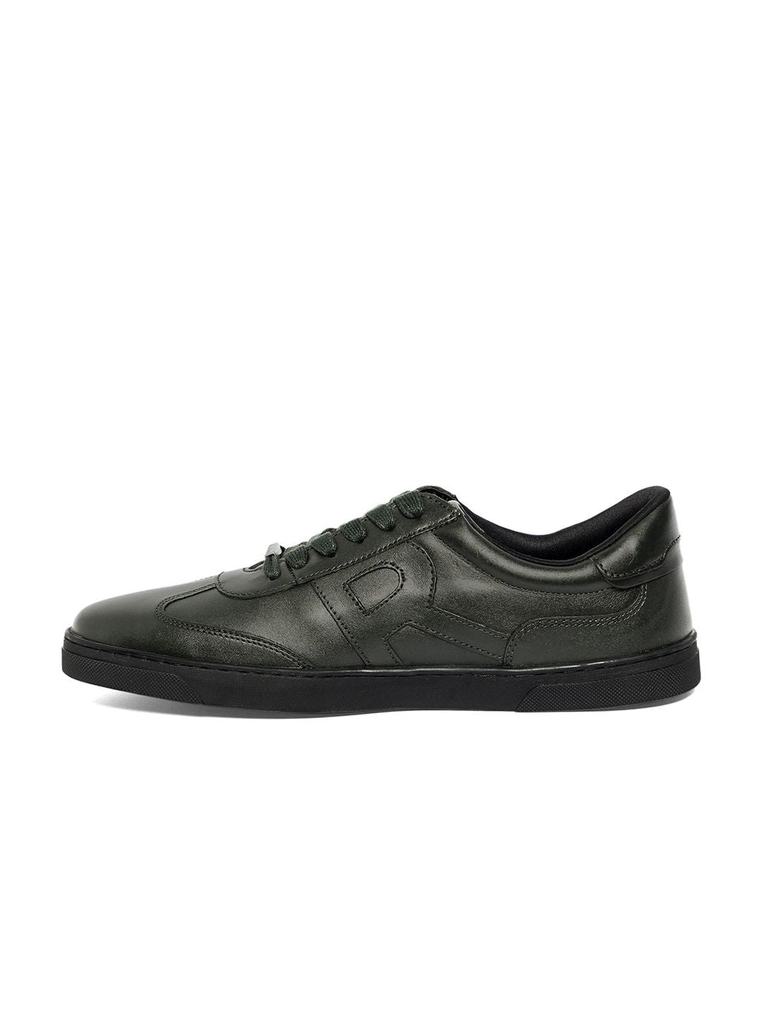 RARE RABBIT Men Merc Textured Leather Sneakers
