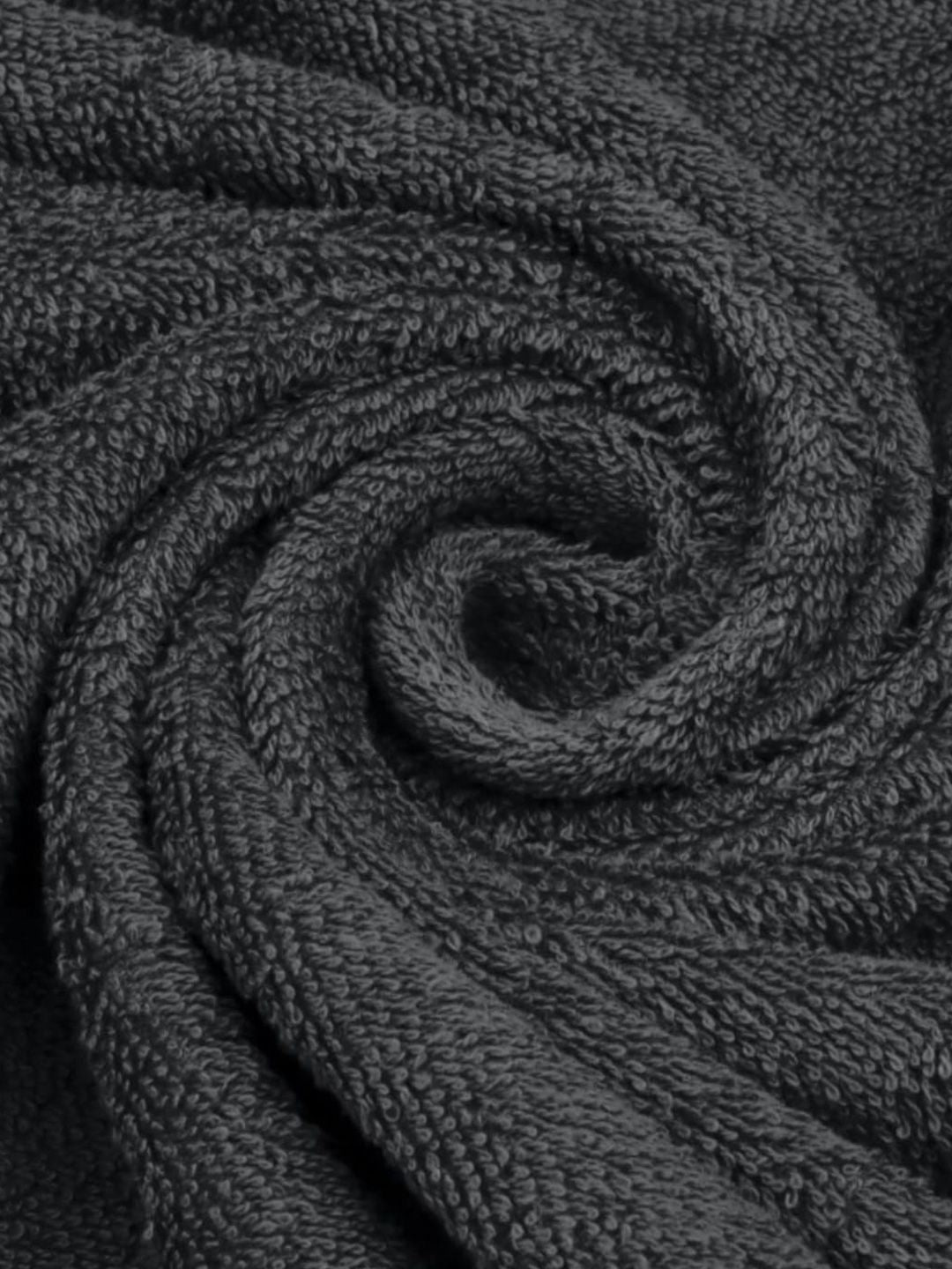 BOMBAY DYEING Charcoal 4 Pieces Pure Cotton 450 GSM Towel Set