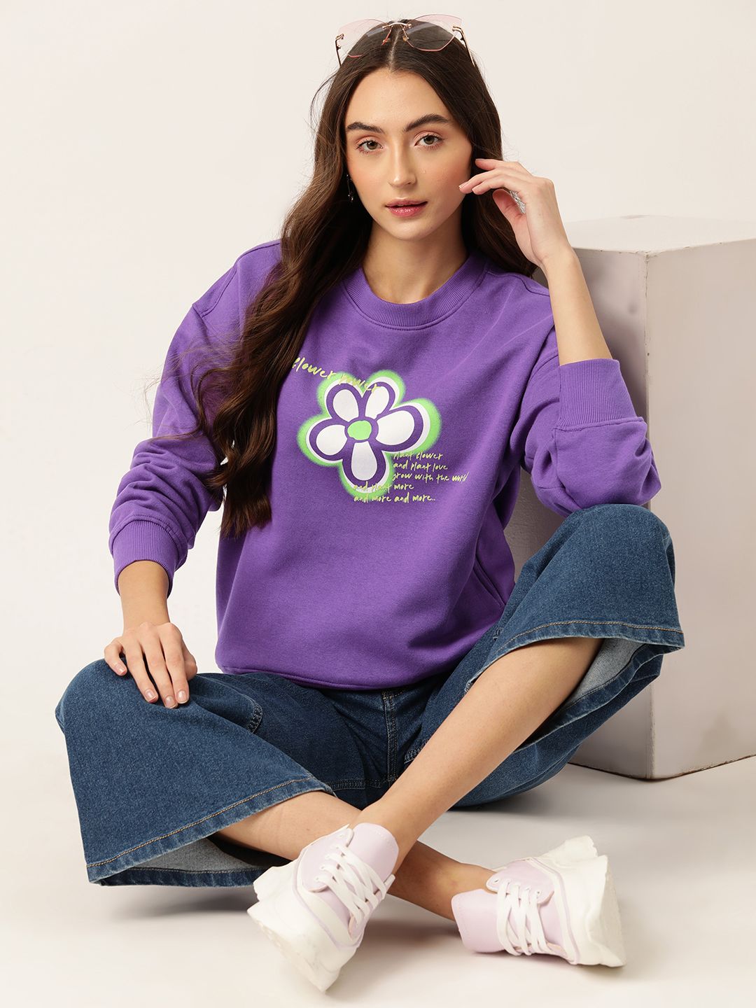 DressBerry Printed Sweatshirt