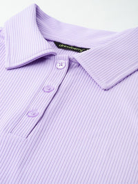DressBerry The Preppy Polo Ribbed Mini Dress