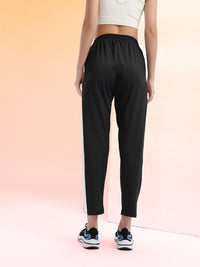 HRX by Hrithik Roshan Women Brand Logo Detail Rapid-Dry Cropped Running Track Pants