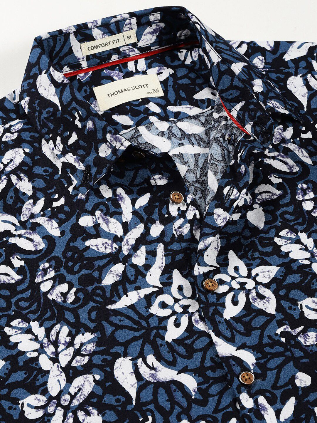 Thomas Scott Pure Cotton Smart Floral Opaque Printed Casual Shirt