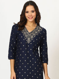 W Women Floral Kurta