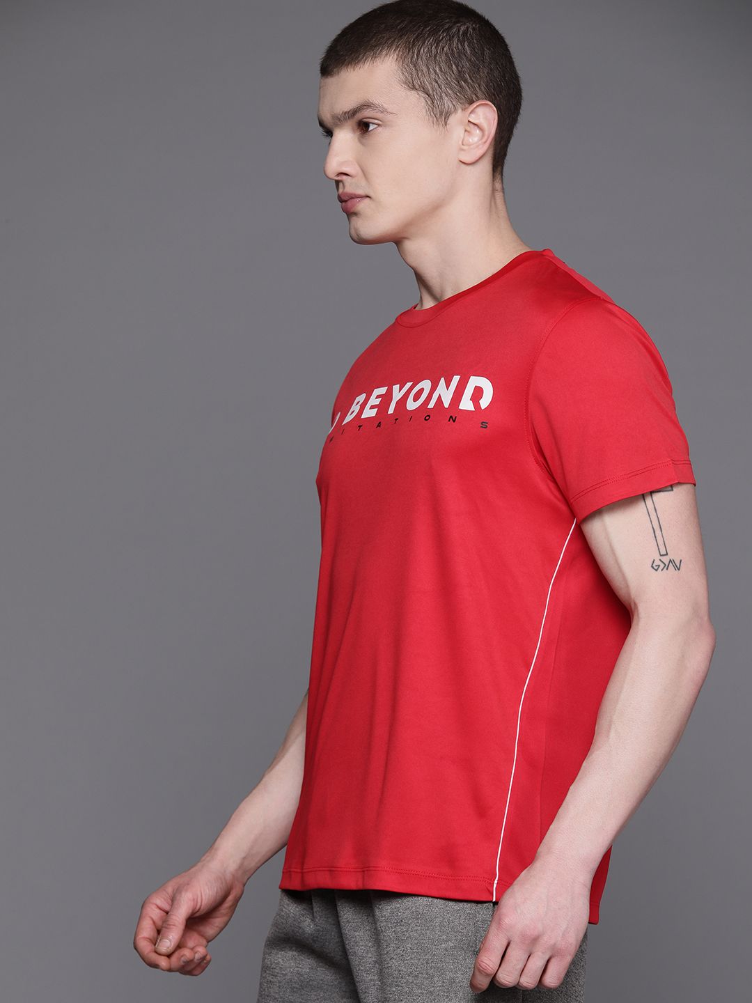 HRX by Hrithik Roshan Printed Rapid-Dry Training T-shirt
