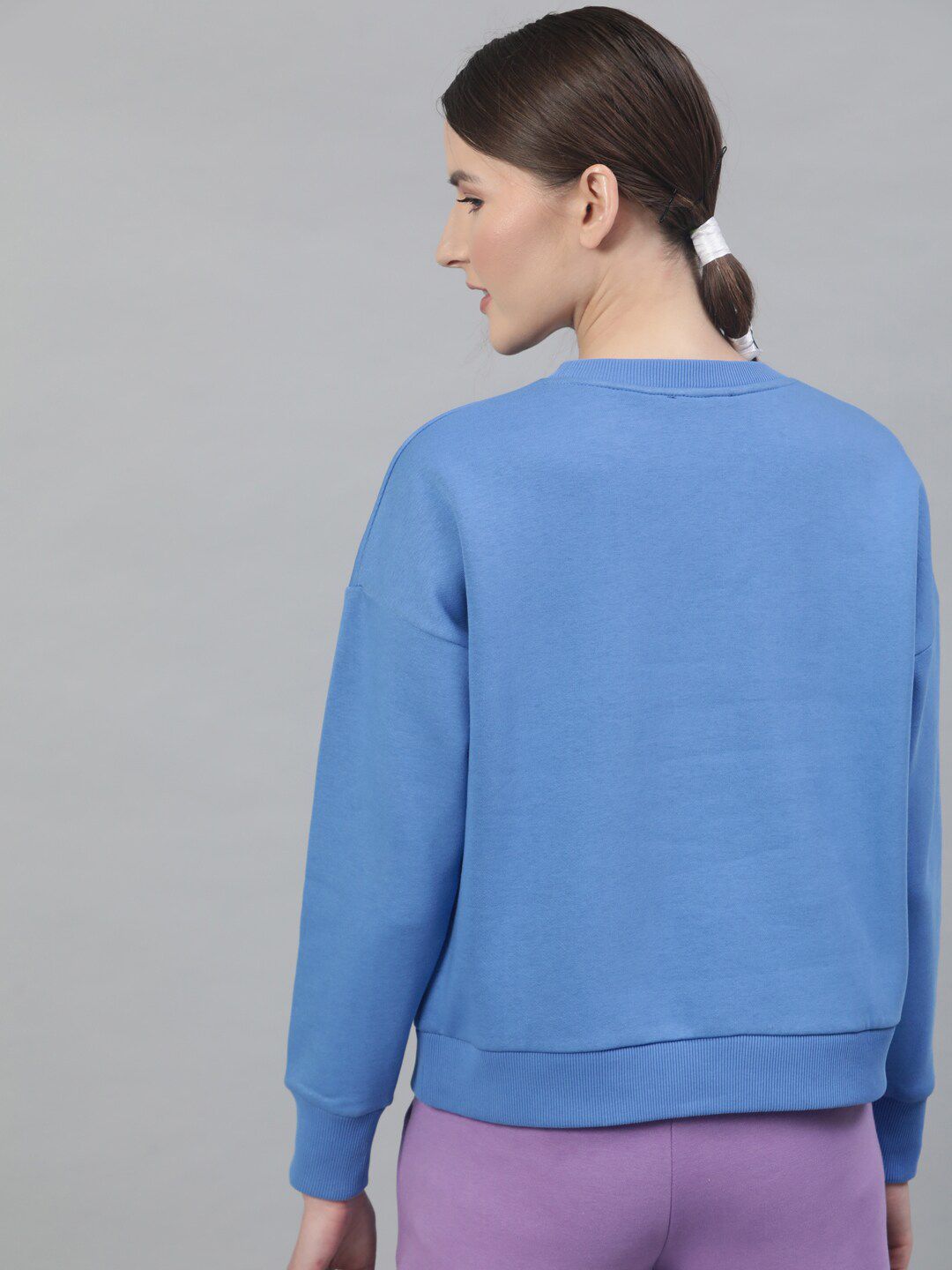 STREET 9 Women Blue Embellished Sweatshirt