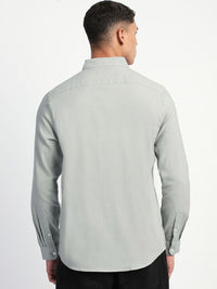 THE BEAR HOUSE Men Slim Fit Opaque Solid Casual Shirt