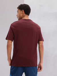 HRX by Hrithik Roshan Brand Logo Printed Drop-Shoulder Sleeves Relaxed Training T-shirt