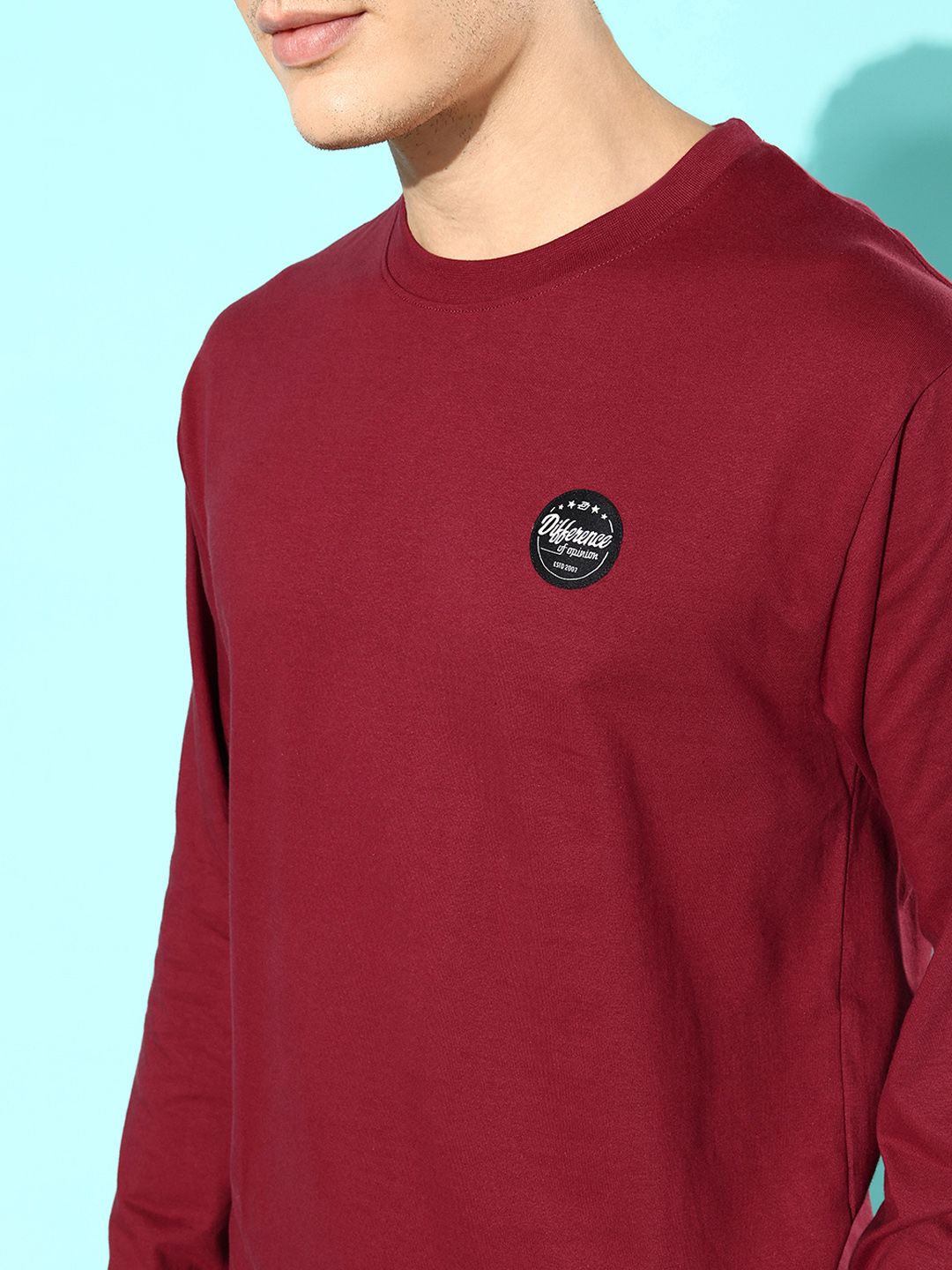 Difference of Opinion Men Pure Cotton Printed Oversized T-shirt