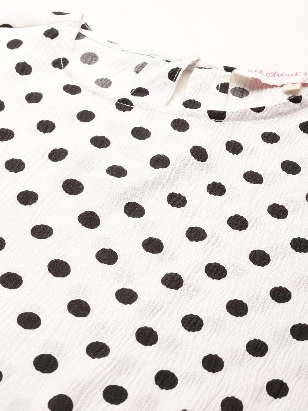 all about you Polka Dot Printed Top