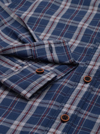 The Indian Garage Co Men Tartan Checked Casual Shirt