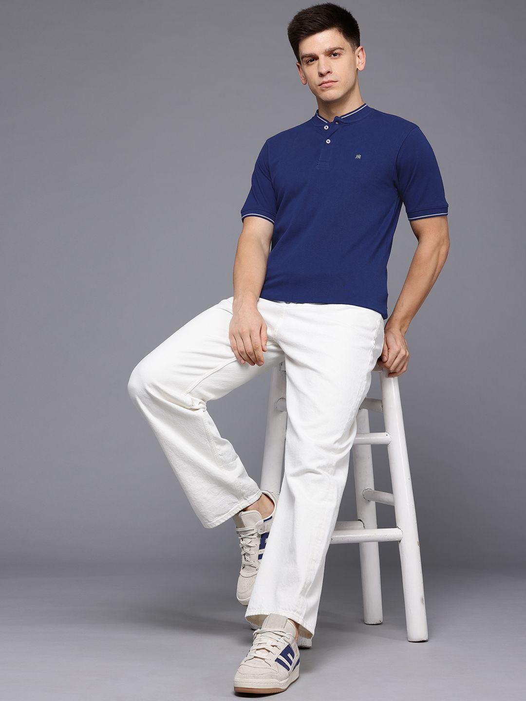 Raymond Henley Neck Pure Cotton Modern Fit T-shirt