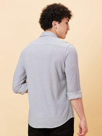 Being Human Spread Collar Slim Fit Casual Shirt