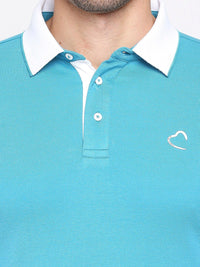 Being Human Colourblocked Polo Collar Regular Fit Cotton Regular T-shirt