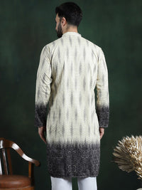 SOJANYA LUXE Sulam Biasa Benang Kerja Cotton Straigth Kurta