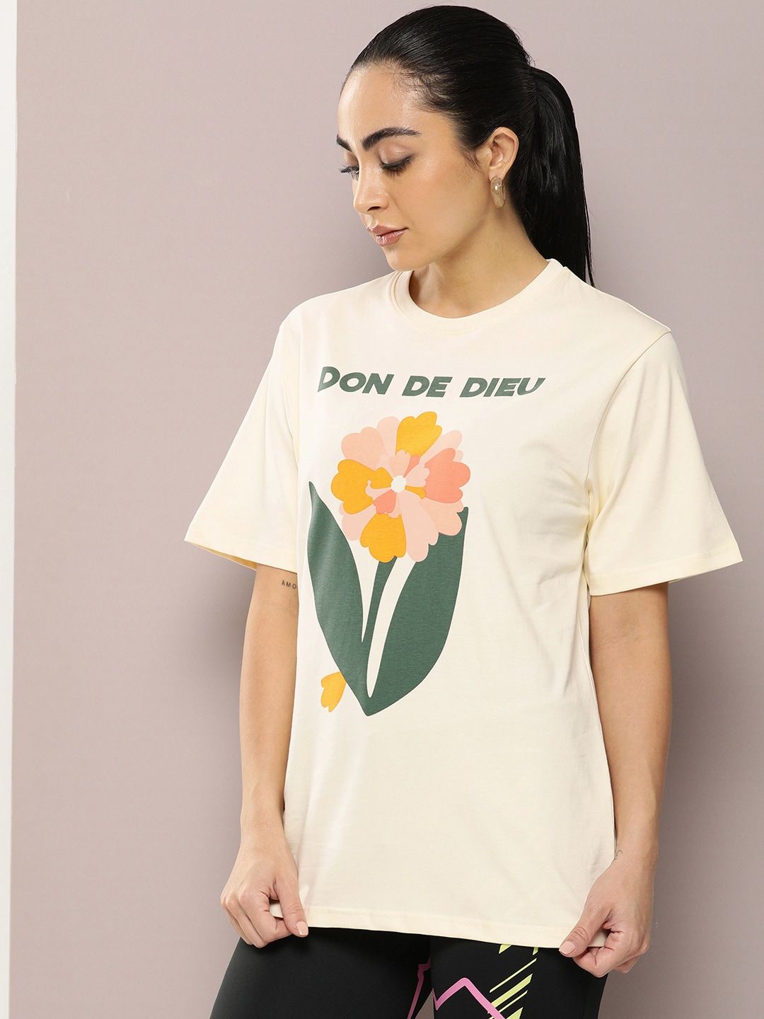 DILLINGER Graphic Printed Oversized Pure Cotton T-shirt