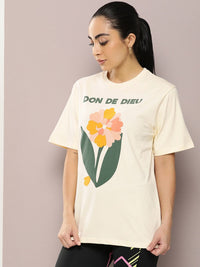 DILLINGER Graphic Printed Oversized Pure Cotton T-shirt