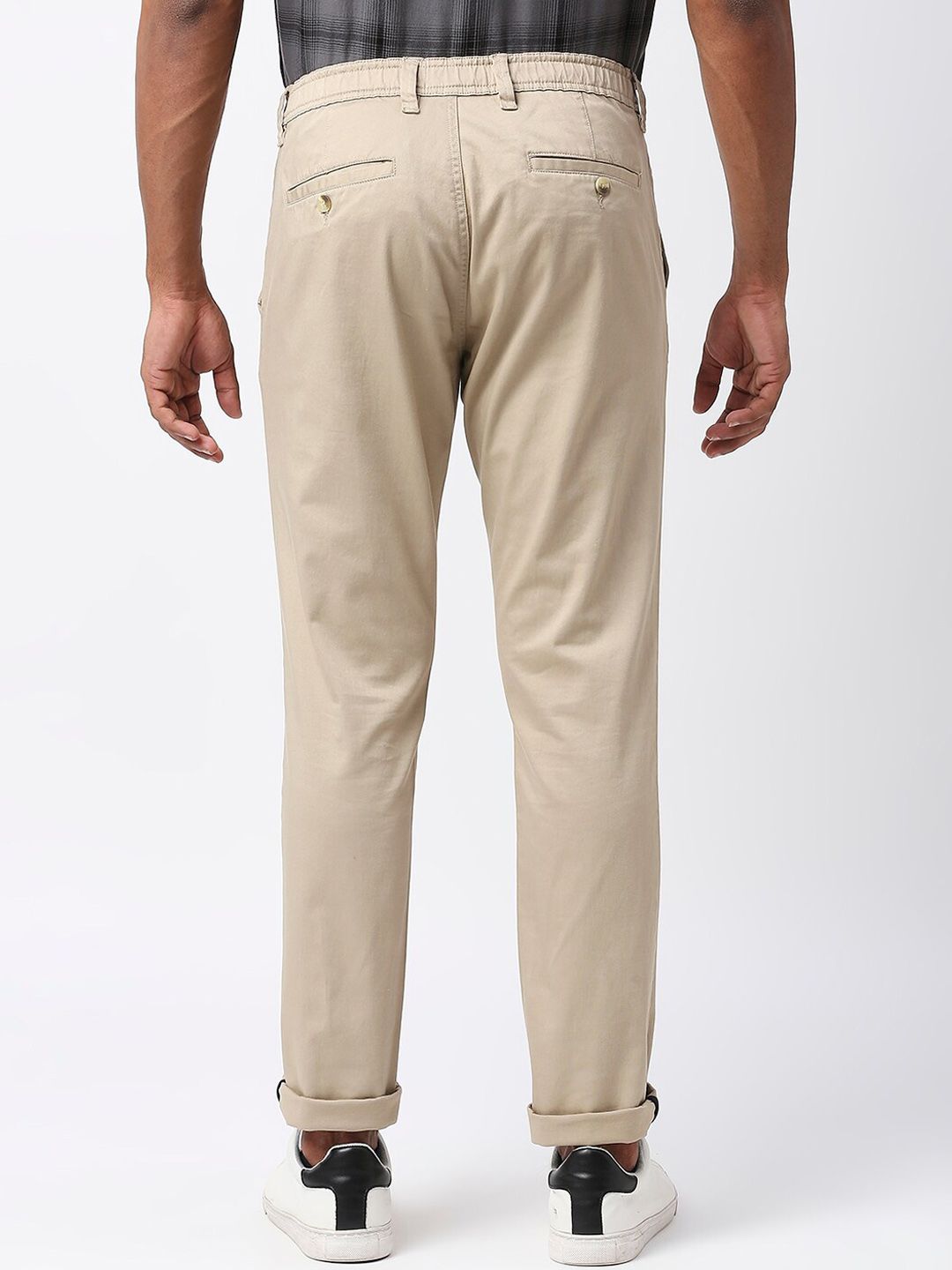 Thomas Scott Men Mid-Rise Classic Slim Fit Chinos Trousers