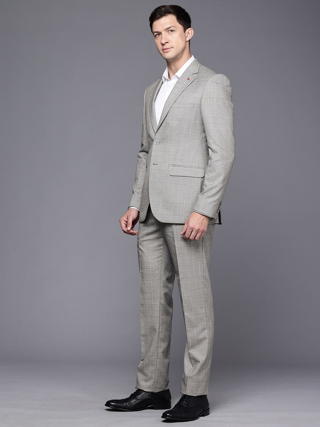 Raymond Contemporary Fit memeriksa saman formal 2 keping tunggal