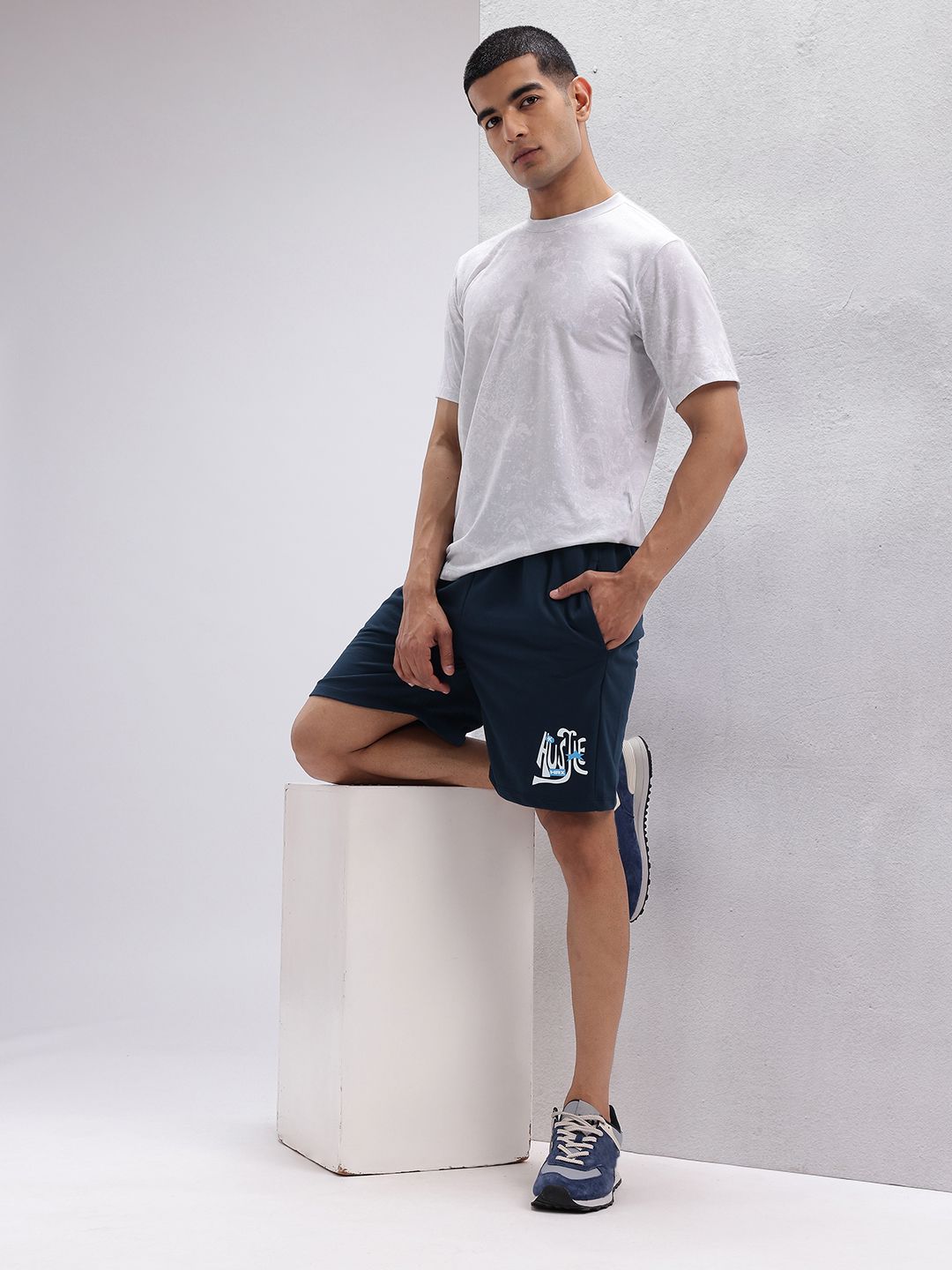 HRX by Hrithik Roshan Men Typography Print Lifestyle Shorts
