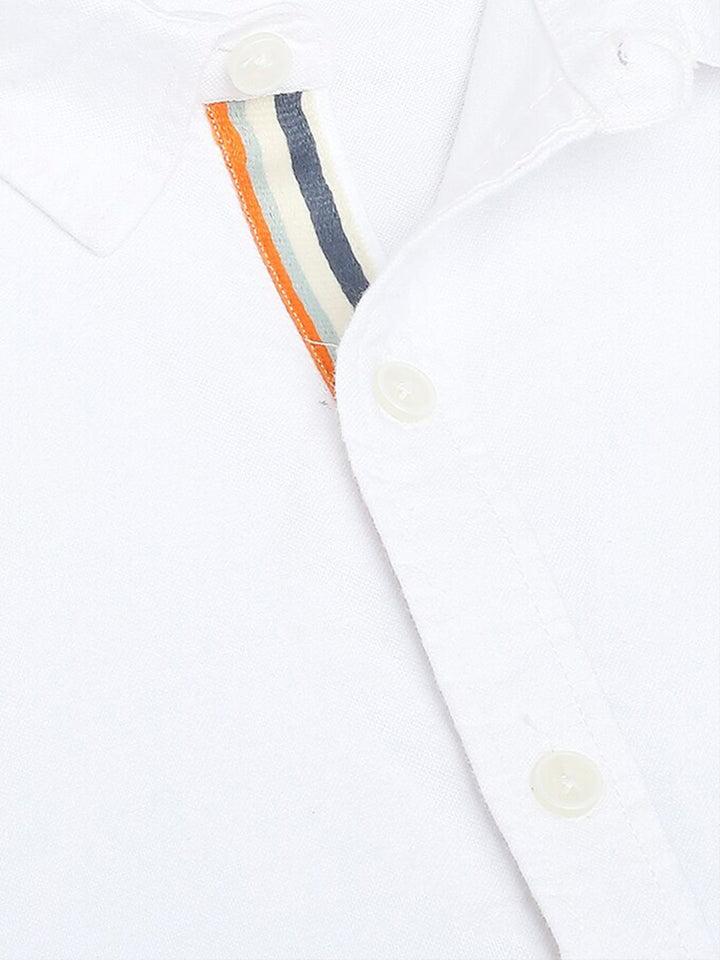 Thomas Scott Pure Cotton Spread Collar Slim Fit Casual Shirt