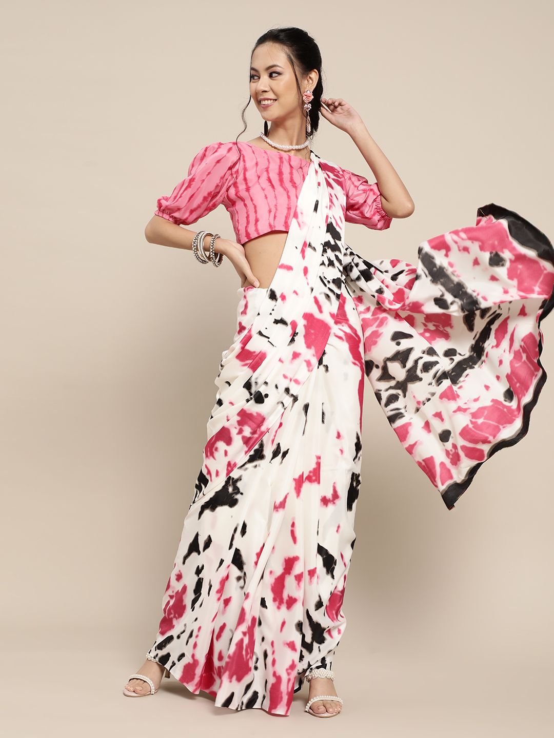 Saree mall Abstract Saree