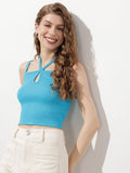 DressBerry Sweet Fling Tie-n-Rib Crop Top