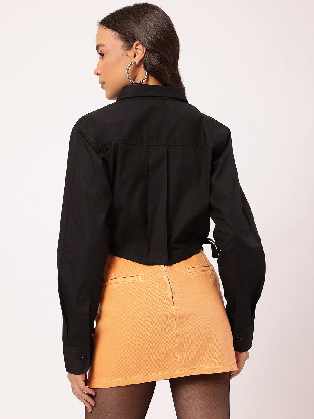 DressBerry Crop Craze Tie-Up Shirt