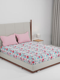 MYTRIDENT Unisex Pink Bedsheets