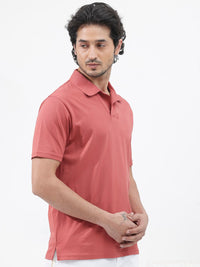 RARE RABBIT Men Brillio Regular Fit Polo Collar T-Shirt