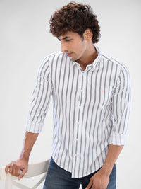 SPYKAR Men Slim Fit Striped Casual Shirt