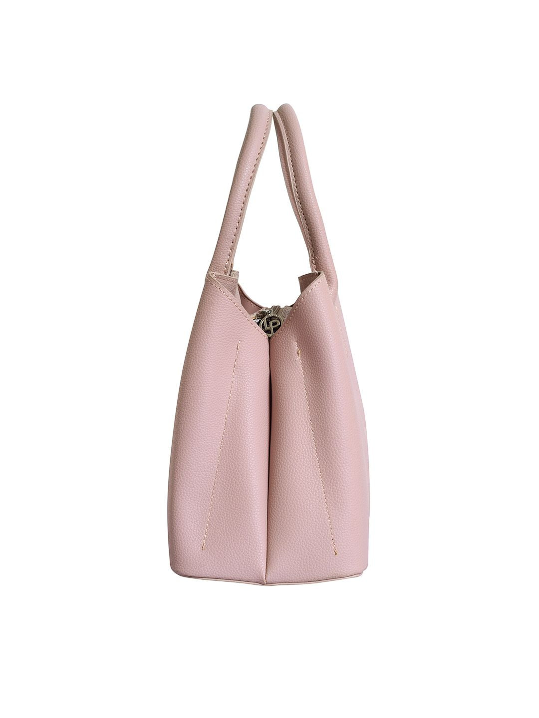 Lino Perros Pink Solid Handheld Bag