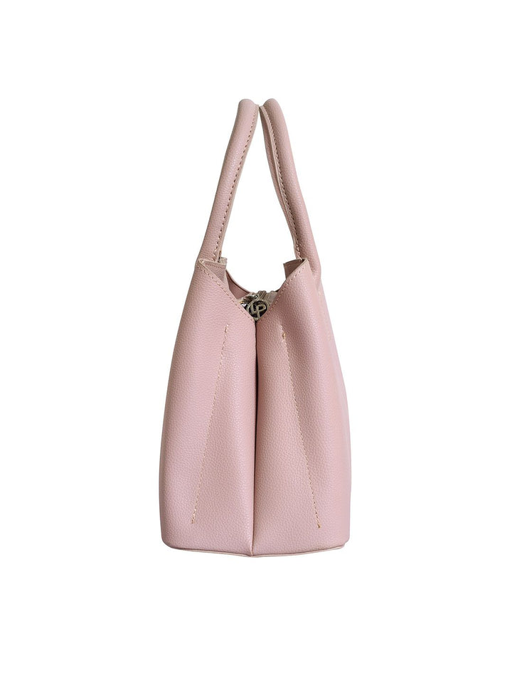 Lino Perros Pink Solid Handheld Bag