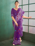 Saree mall Ethnic Motifs Pure Cotton Block Print Saree