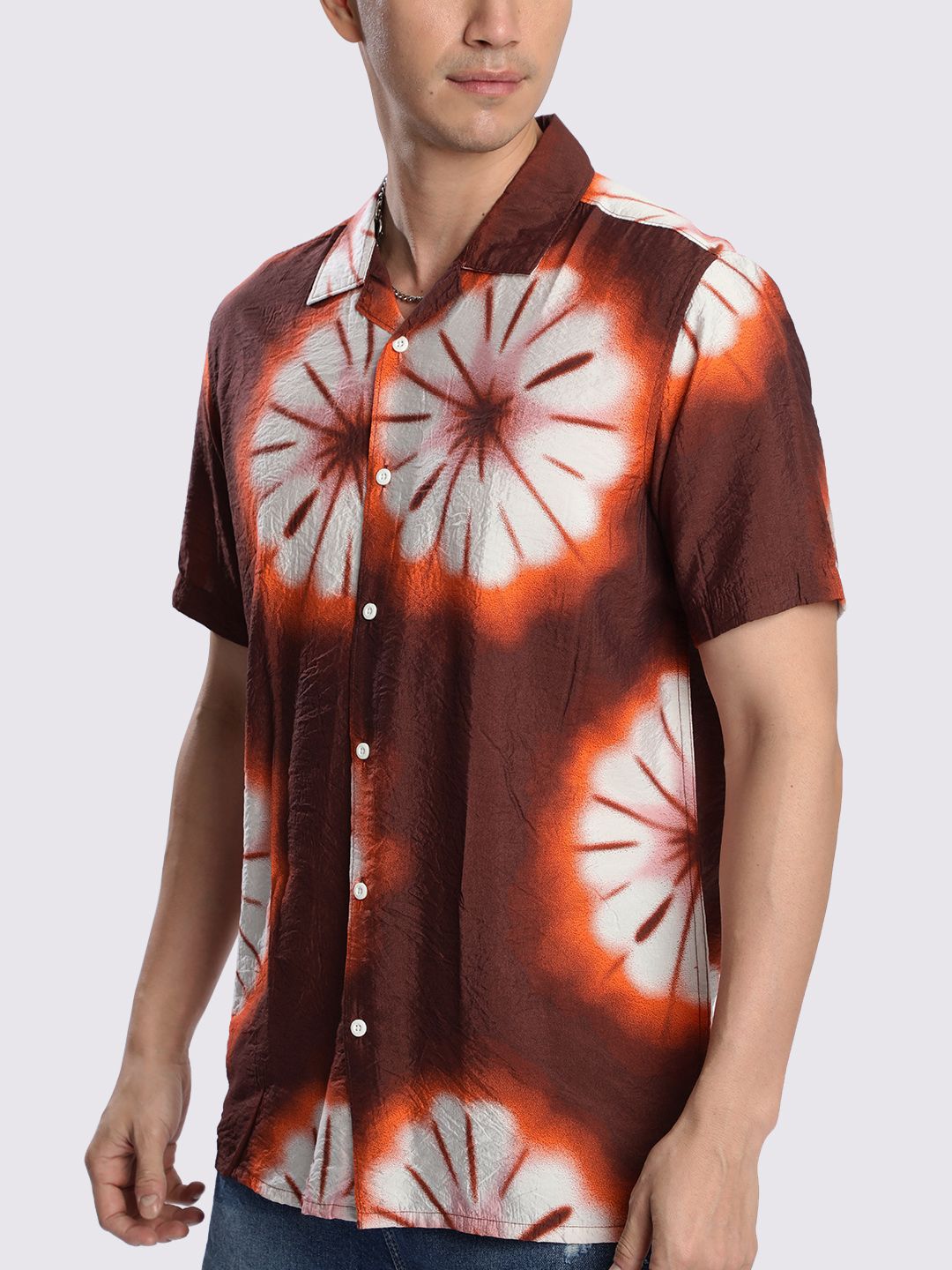 Bene Kleed Men Tie & Dye Casual Shirt