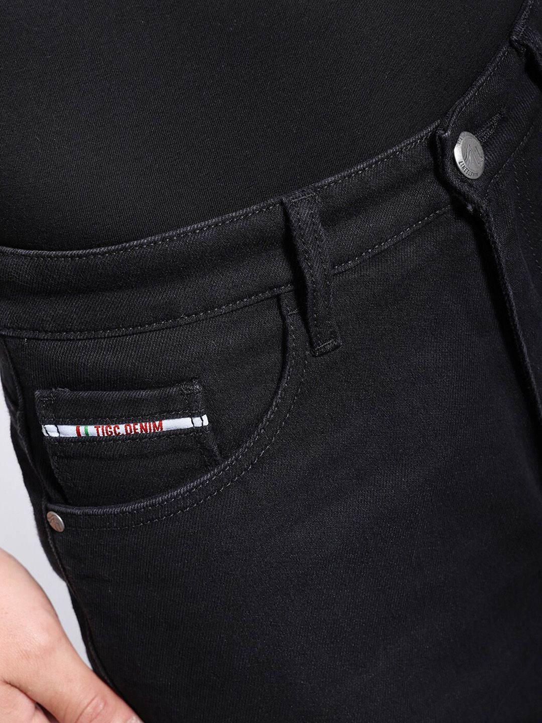 The Indian Garage Co Men Light Fade Mid-Rise Loose Baggy Fit Stretchable Jeans