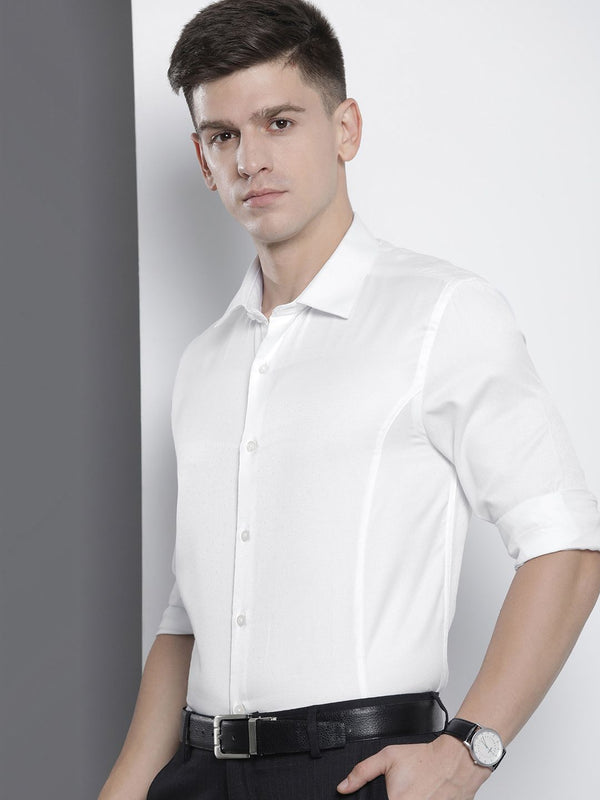 The Indian Garage Co. X Luxe Men Slim Fit Opaque Formal Shirt