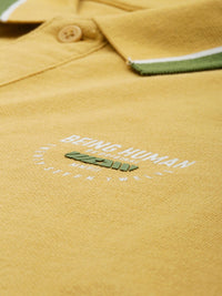 Being Human Polo Collar Pure Cotton T-shirt