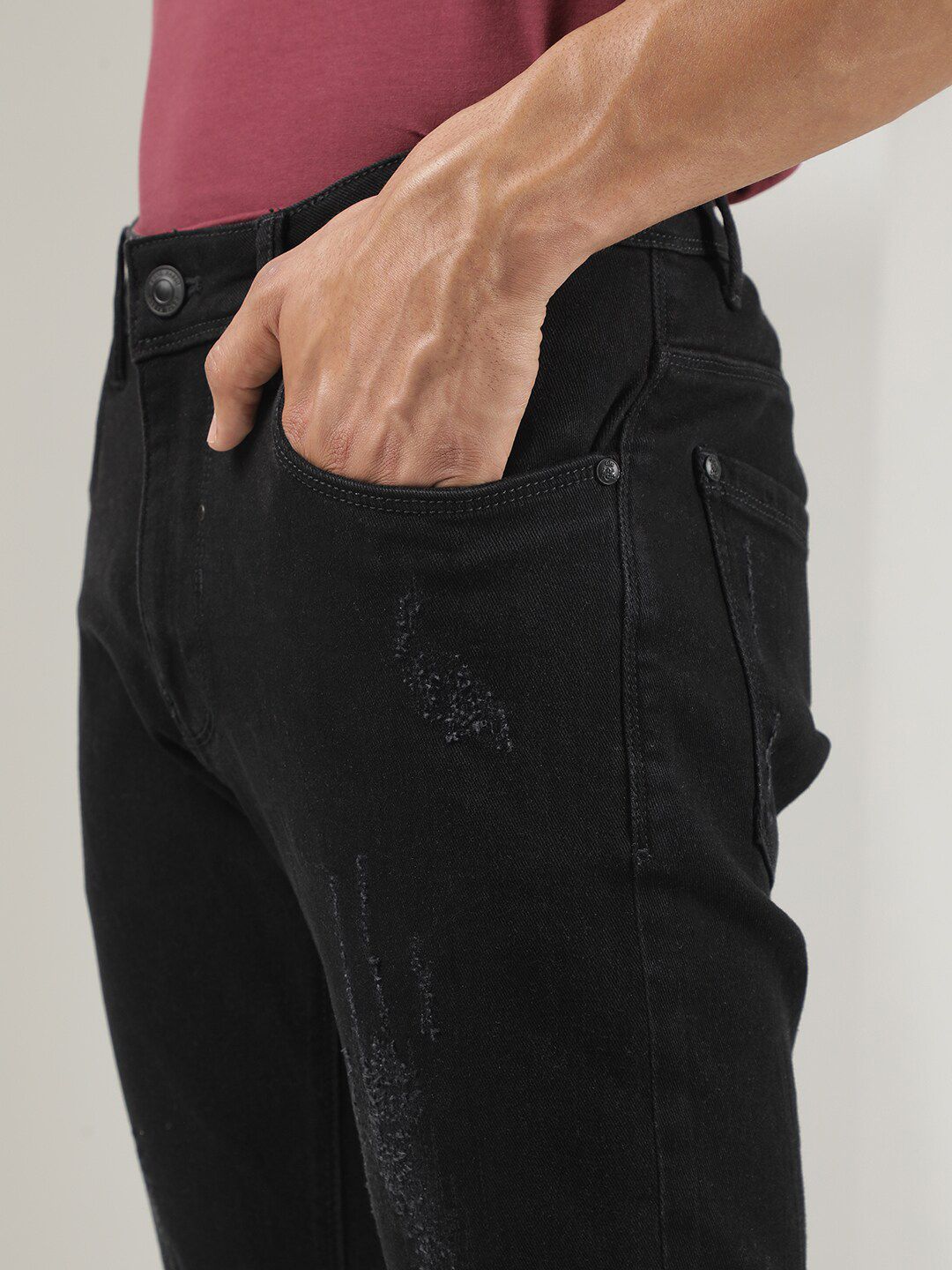 RARE RABBIT Men Astral Slim Fit Cotton Jeans