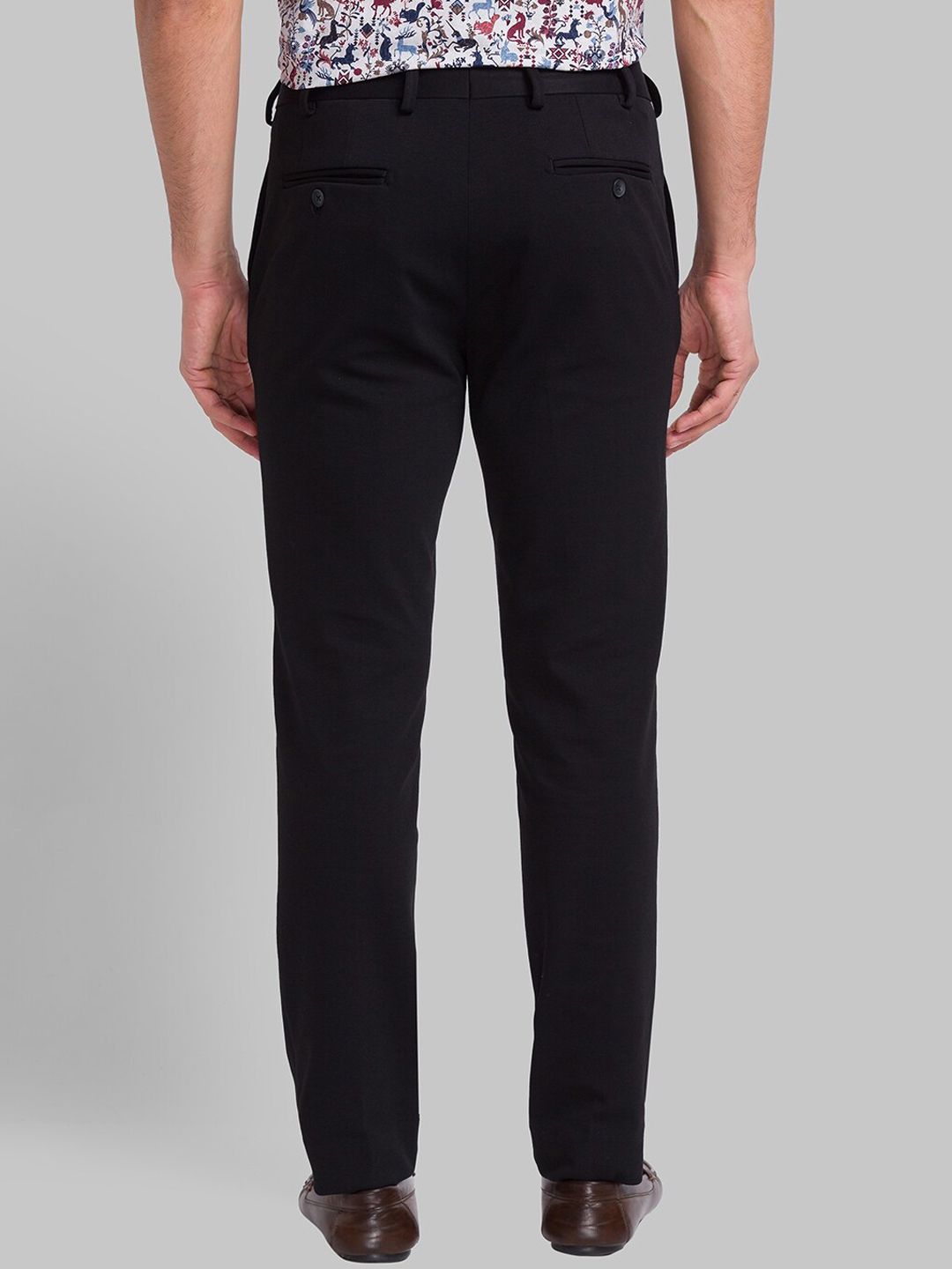 Park Avenue Men Mid-Rise Casual Trousers