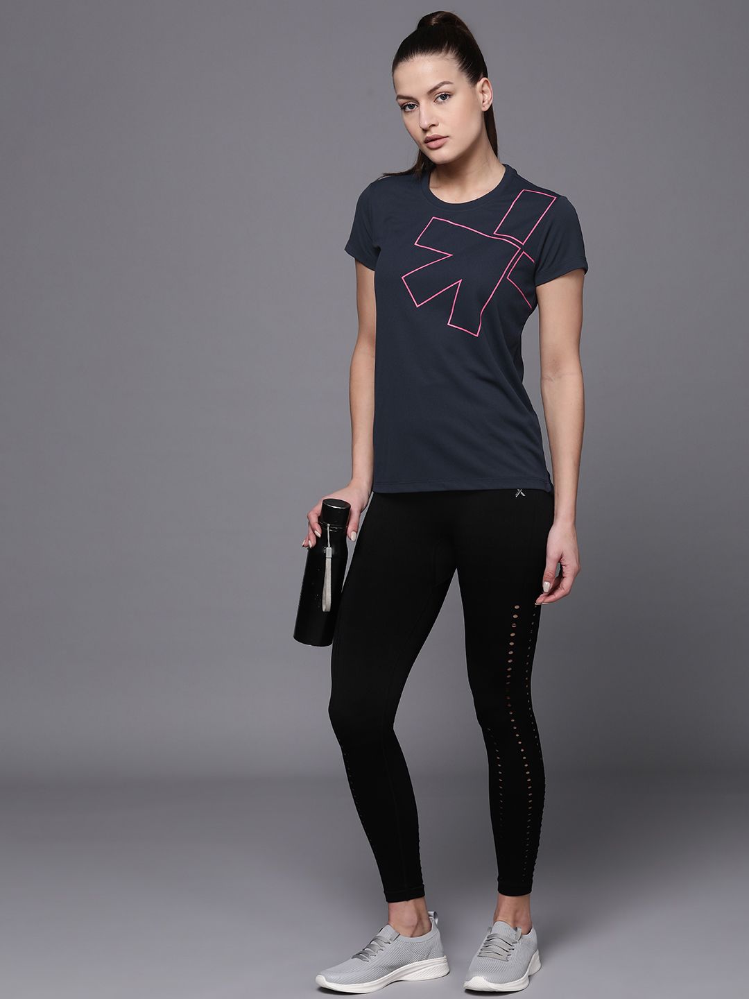 HRX by Hrithik Roshan Printed Rapid-Dry Training T-shirt