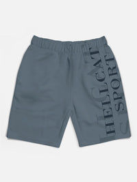 HELLCAT Pack of 5 Boys Printed Mid Rise Cotton Shorts