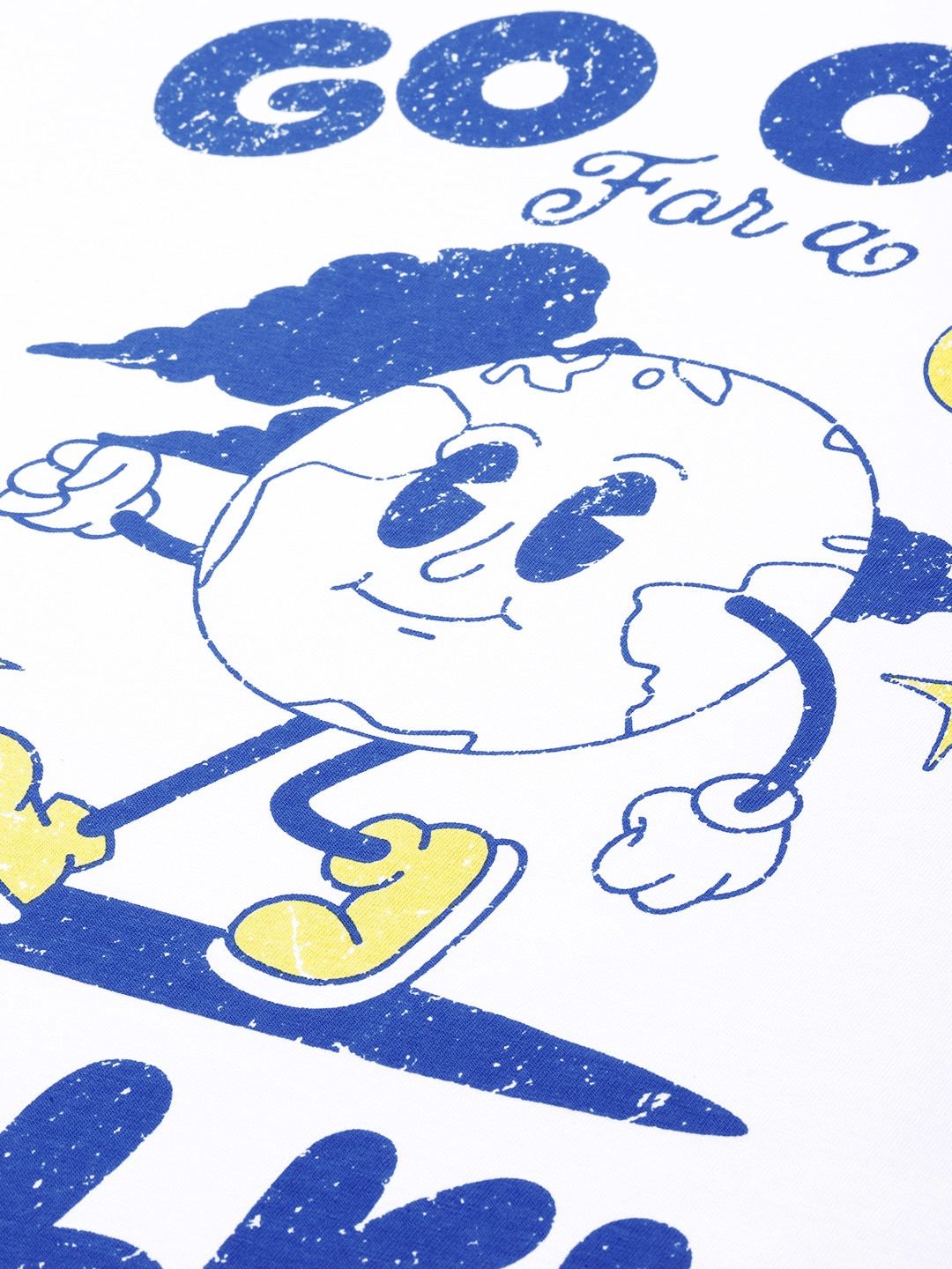 DILLINGER Graphic Printed Oversized Pure Cotton T-shirt