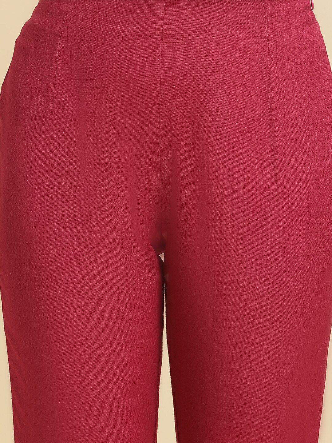 W Women Slim Fit Mid-Rise Trousers