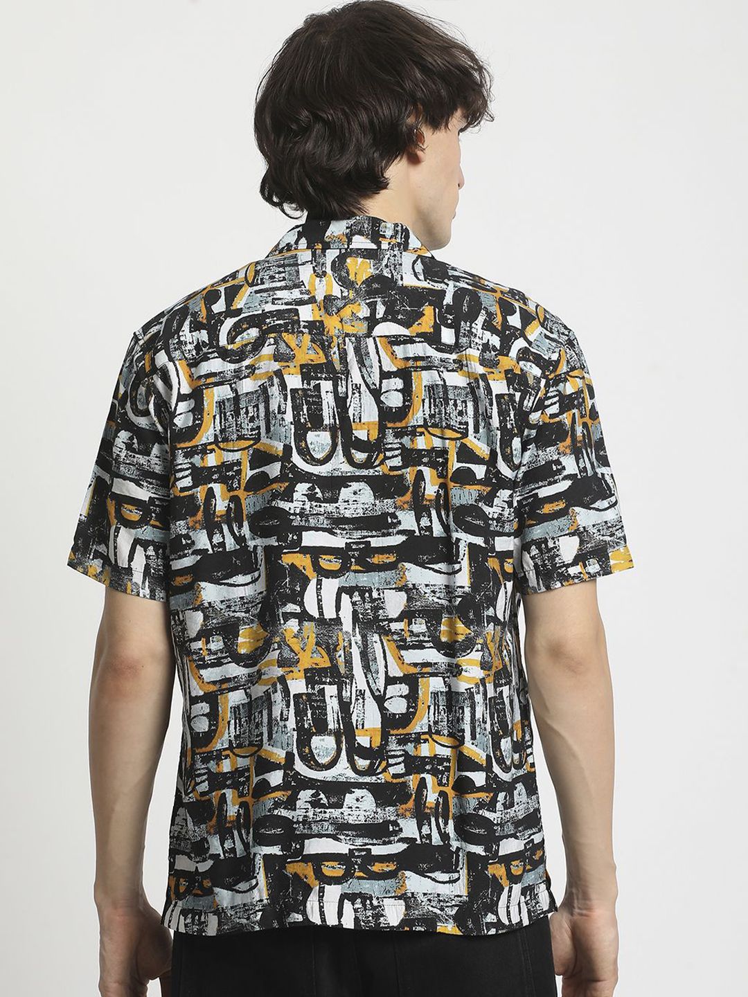 THE BEAR HOUSE Men Opaque Printed Casual Shirt