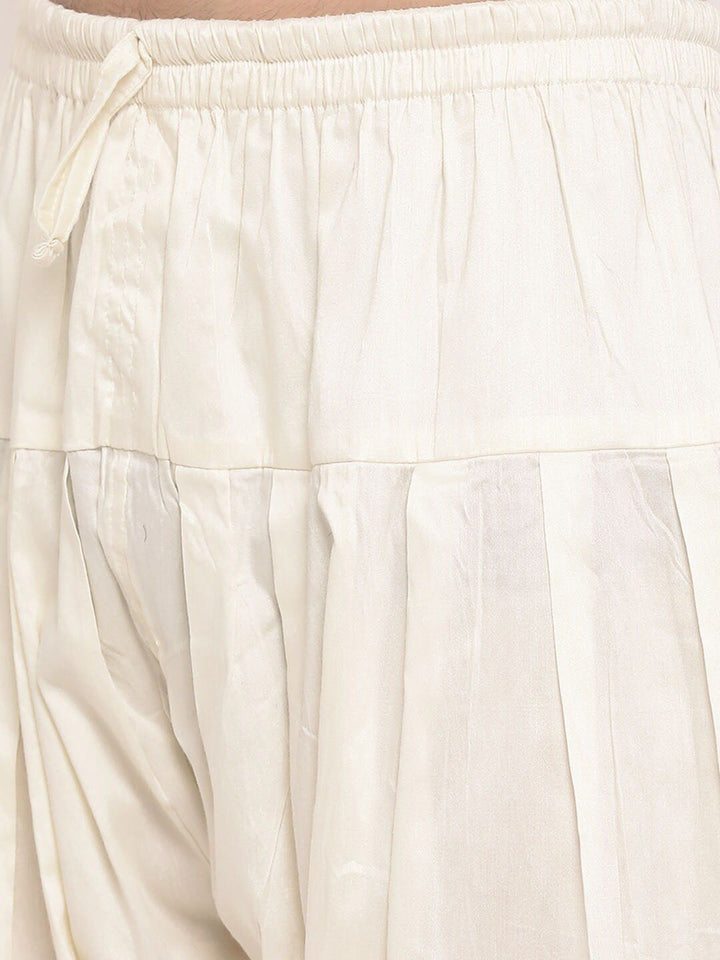 VASTRAMAY Shirt Collar Regular Kurta With Patiala Set