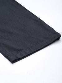 The Indian Garage Co Men Pure Cotton Slim Fit Trousers